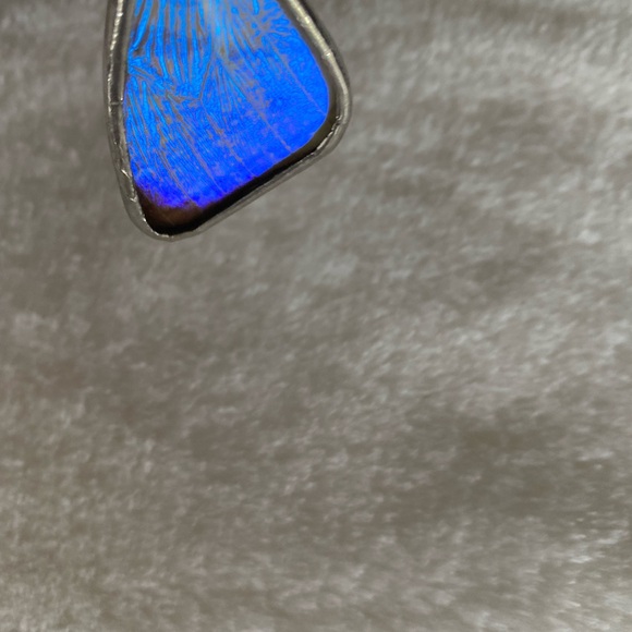 Sterling Silver 925 Butterfly Wing Pendant - Picture 10 of 14